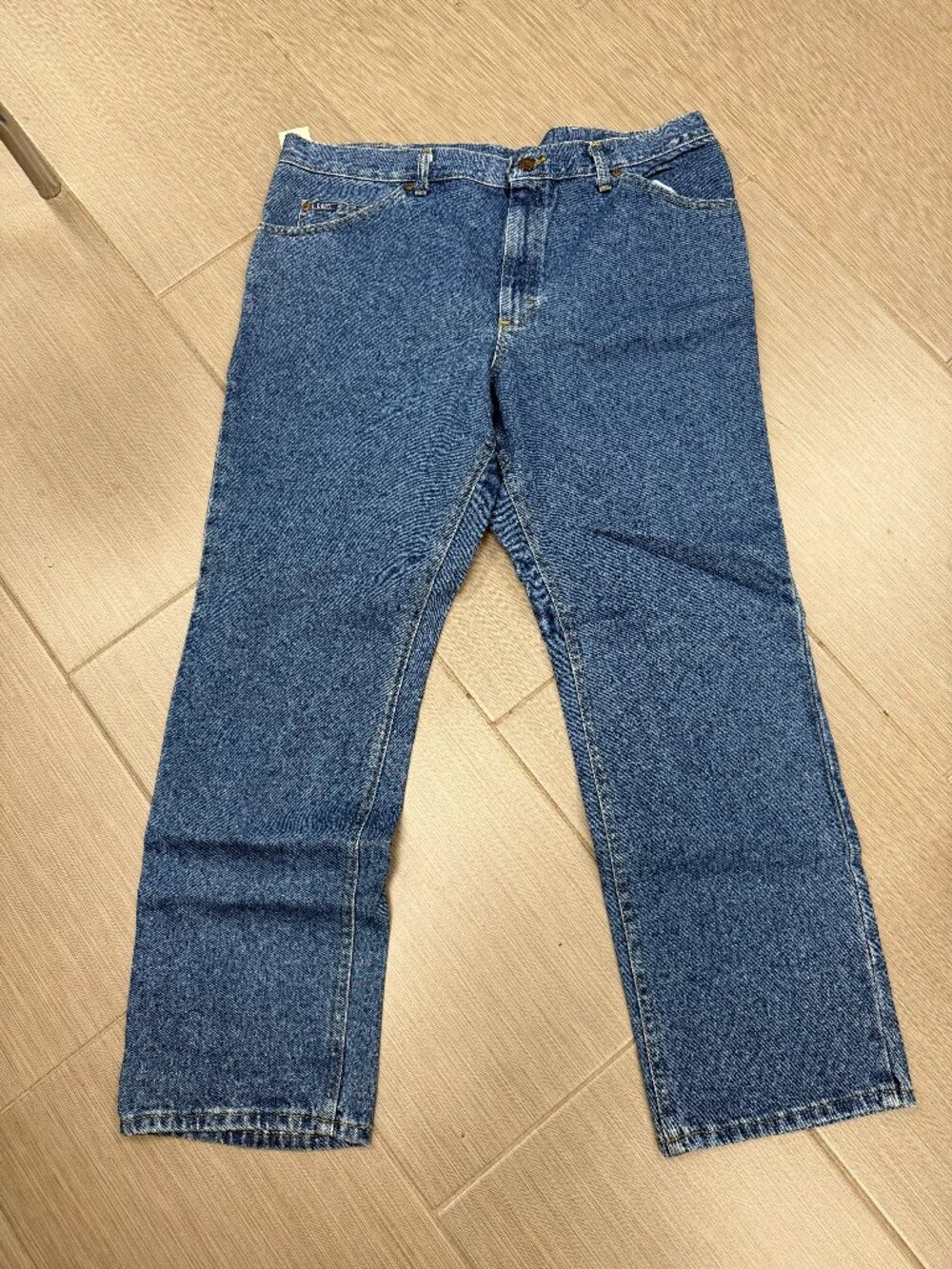 Men's Lee Regular Fit Jeans, Pepper Wash, 40x30, New